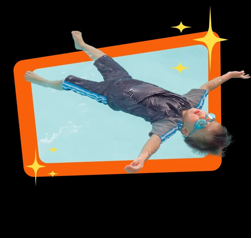 Kid Swimming Image