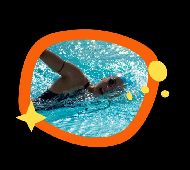 For advanced adult swim students